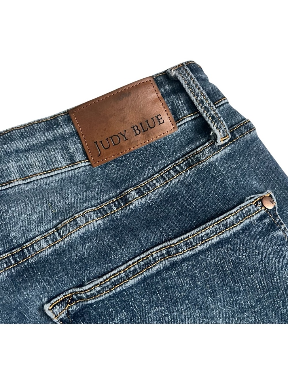 Judy Blue Tummy Control Wide Leg Crop Denim Jeans Size 20W - Picture 3 of 8